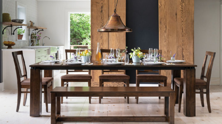 dark wood furniture