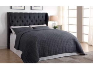black queen headboard