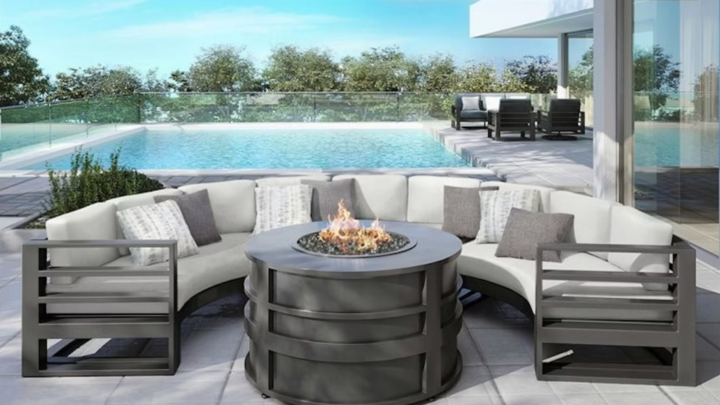 white outdoor furniture